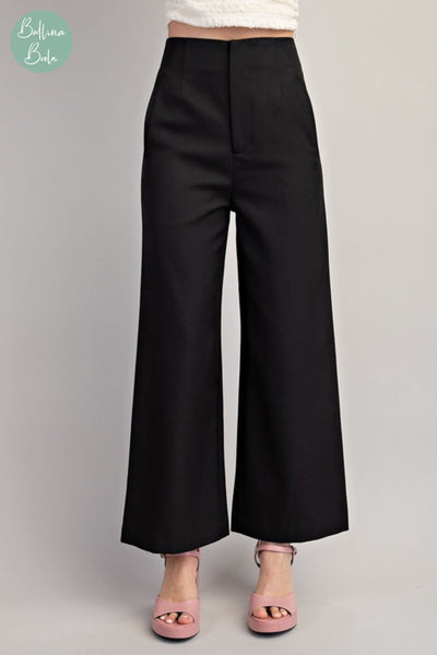 Pantalon negro alto