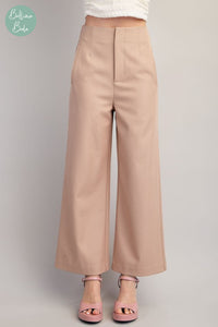 Pantalon taupe alto