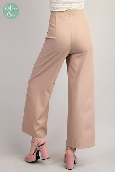 Pantalon taupe alto