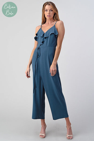 Enterizo midi smoky blue