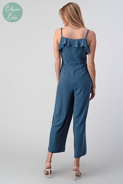 Enterizo midi smoky blue