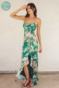 Vestido maxi floral