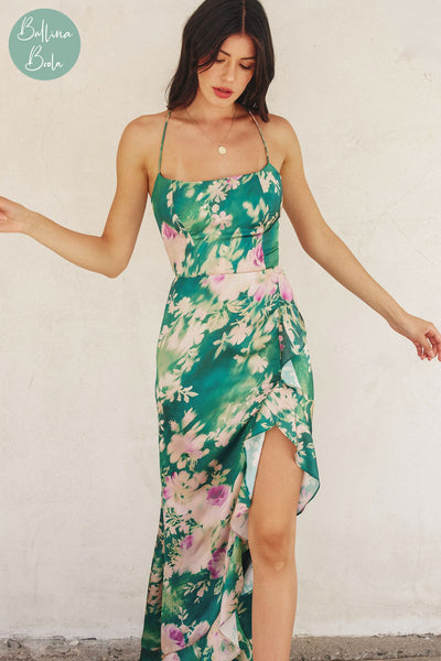 Vestido maxi floral