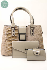 Set de bolso gris