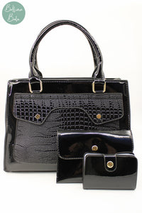 Set de bolso negro