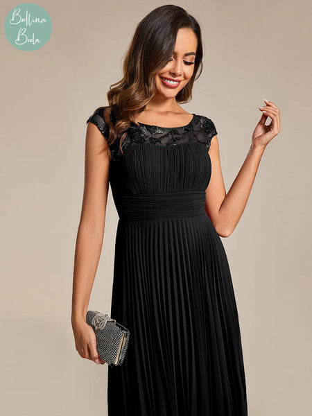 Vestido maxi negro