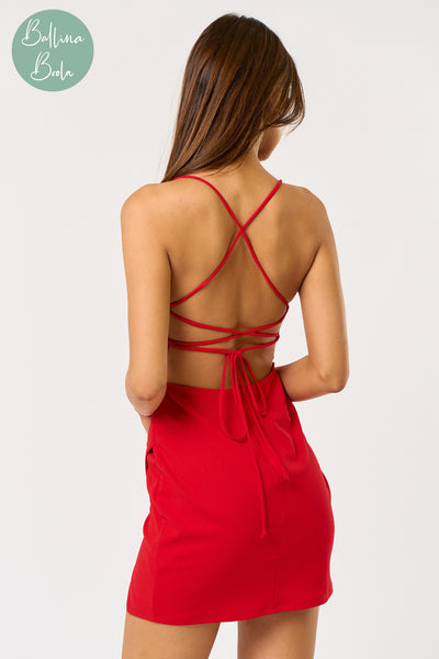 Vestido rojo corto