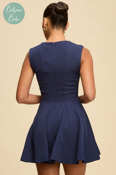 Vestido navy corto