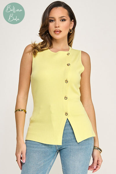 Blusa butter yellow
