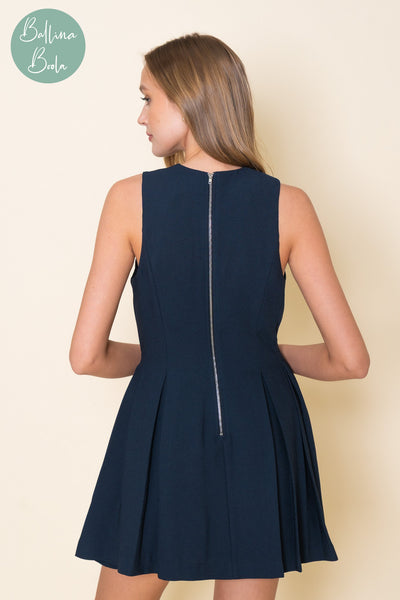 Vestido navy corto