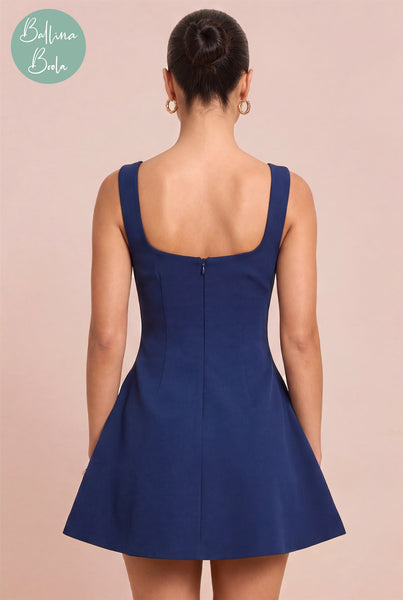 Vestido azul navy corto