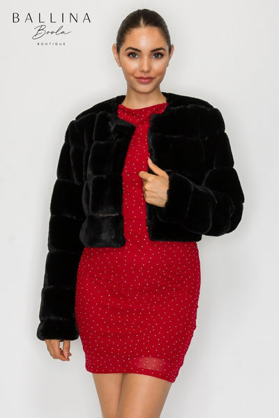 Sweater fur negro