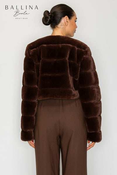 Sweater fur café