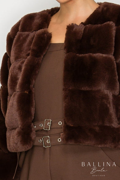 Sweater fur café