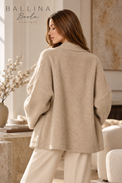 Cardigan oatmeal