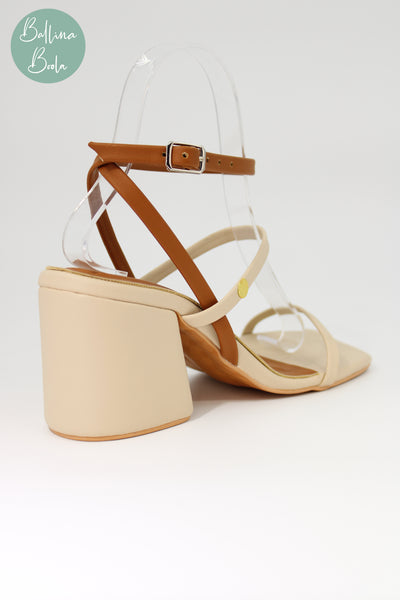 Sandalia beige baja