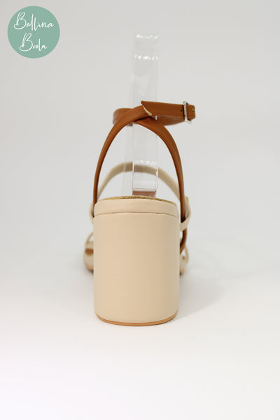 Sandalia beige baja
