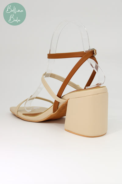 Sandalia beige baja