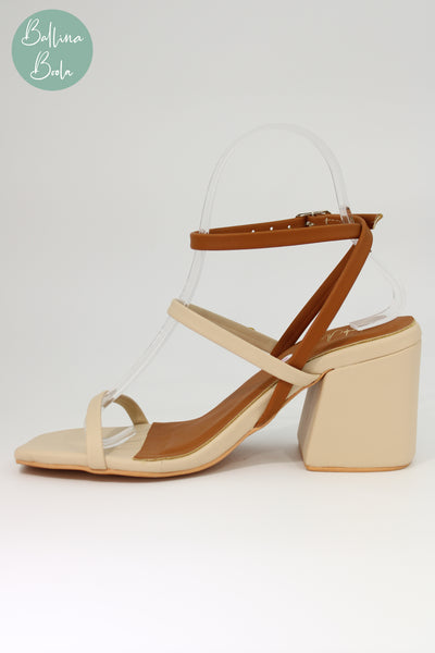 Sandalia beige baja