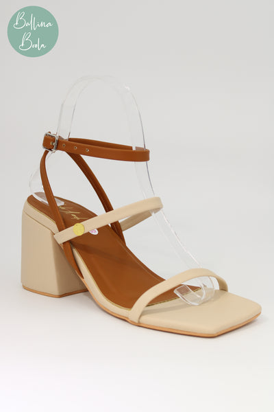 Sandalia beige baja