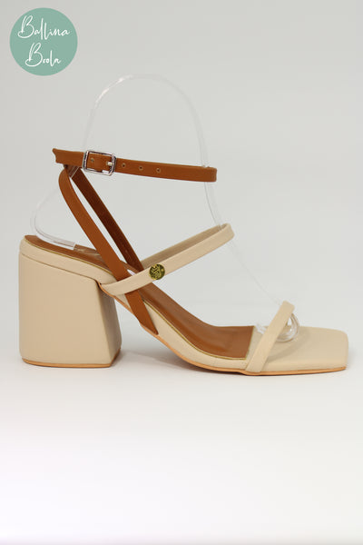 Sandalia beige baja