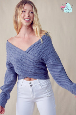 Sweater dusty blue