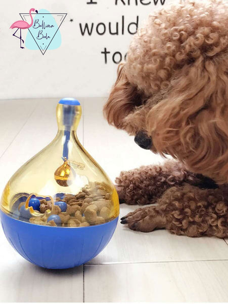 Vaso de juguete con fugas de alimentos para gato o perro pequeño