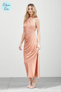 Vestido peach sand