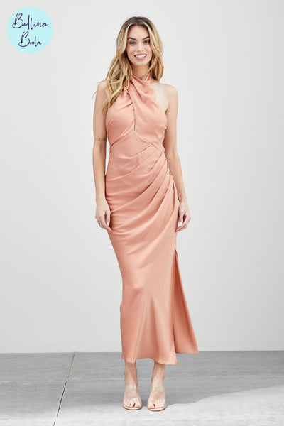 Vestido peach sand