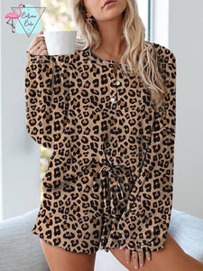 Juego de pijama animal print